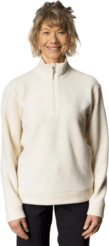 Houdini Alto Half Zip Womens Sugar Snow