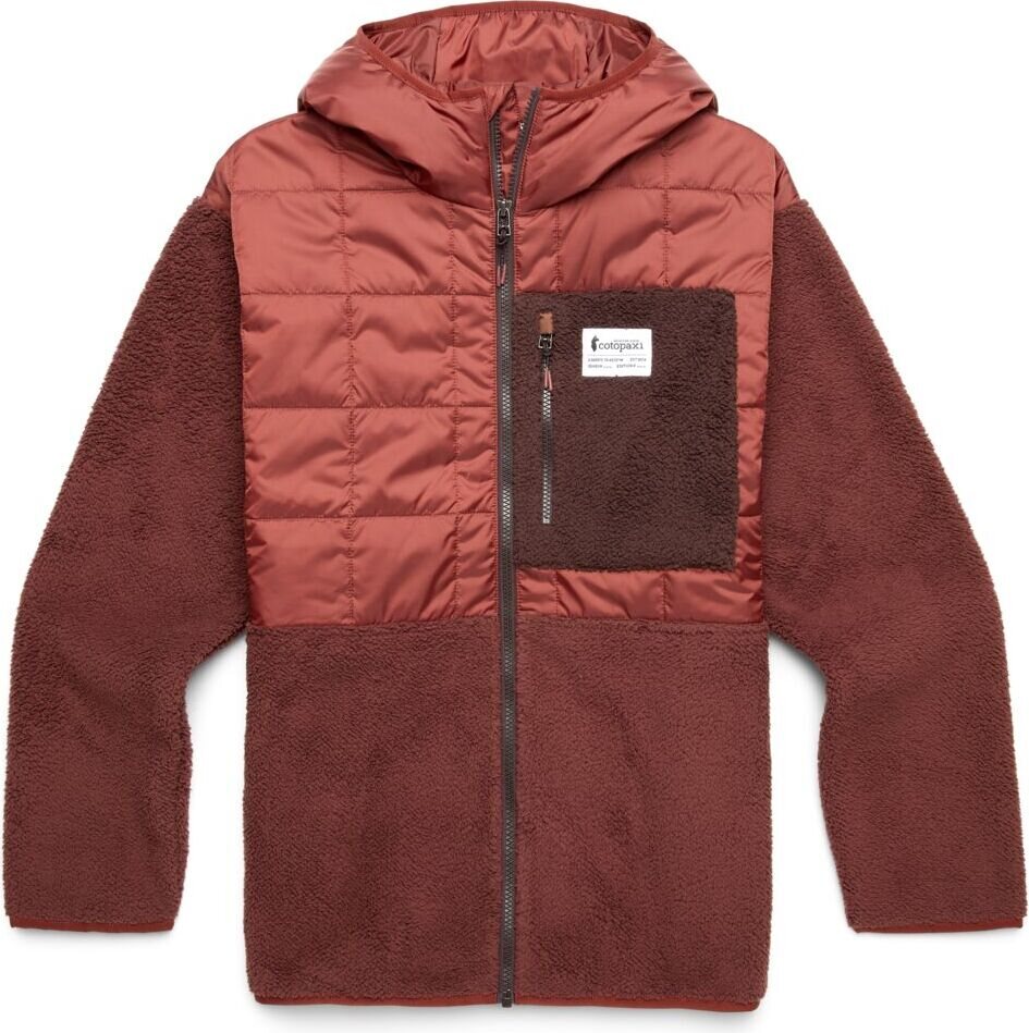 Cotopaxi Trico Hybrid Hooded Jacket Mens Rusty and Chestnut