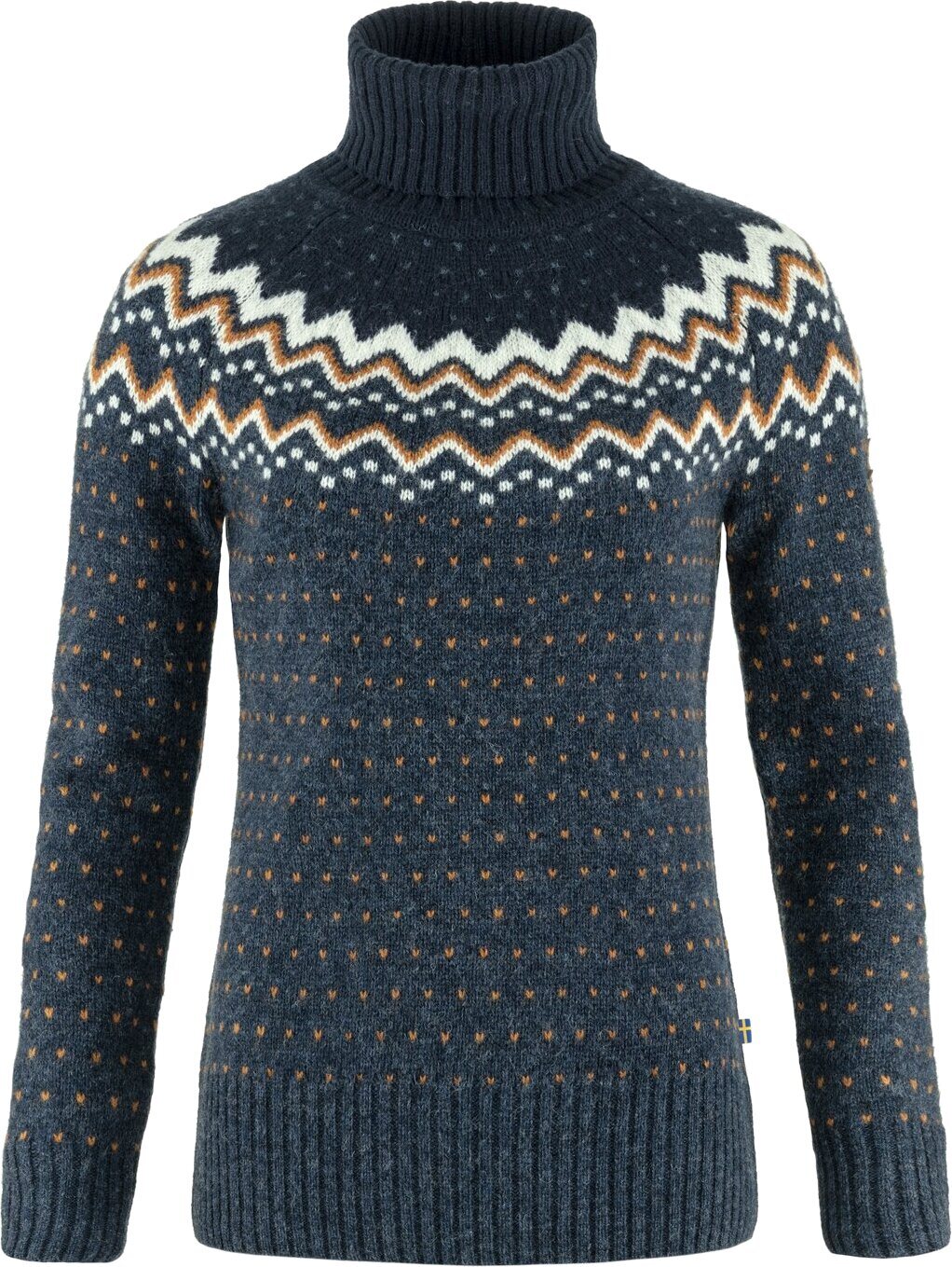 Fjällräven Övik Knit Roller Neck Womens Navy / Dark Navy (560-555)