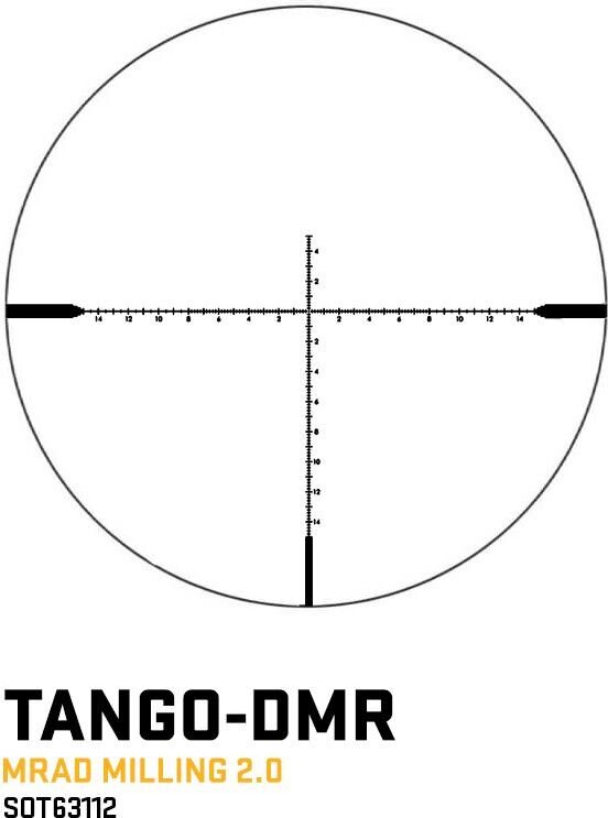 Sig Sauer Tango DMR 3-18x44, FFP, MRAD MRAD Milling 2.0 Reticle