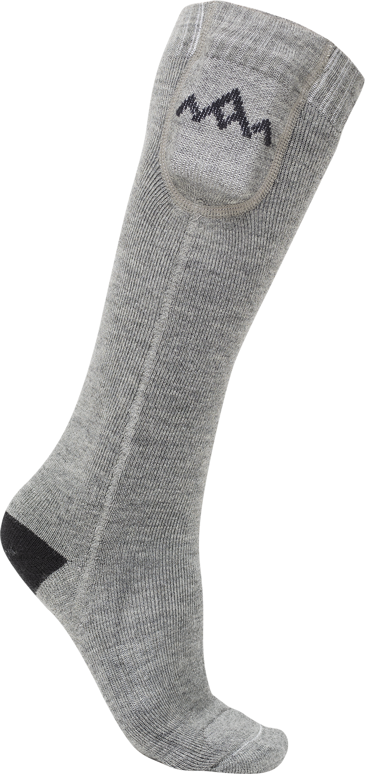 Heat Experience Heated Everyday Socks with Battery Grey
