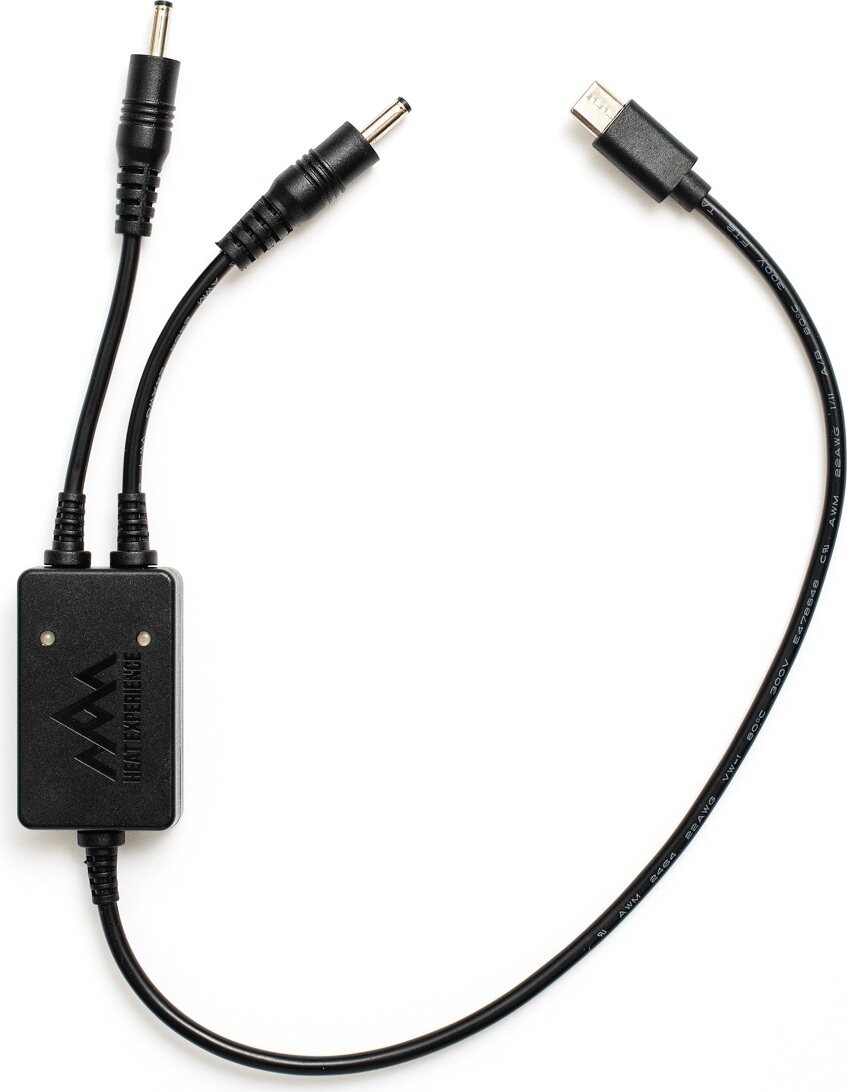 Heat Experience USB-C Charging Cable for Gloves Battery Black
