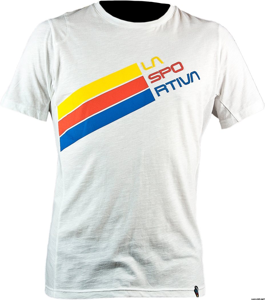 La Sportiva Stripe Logo T-Shirt, Men's White