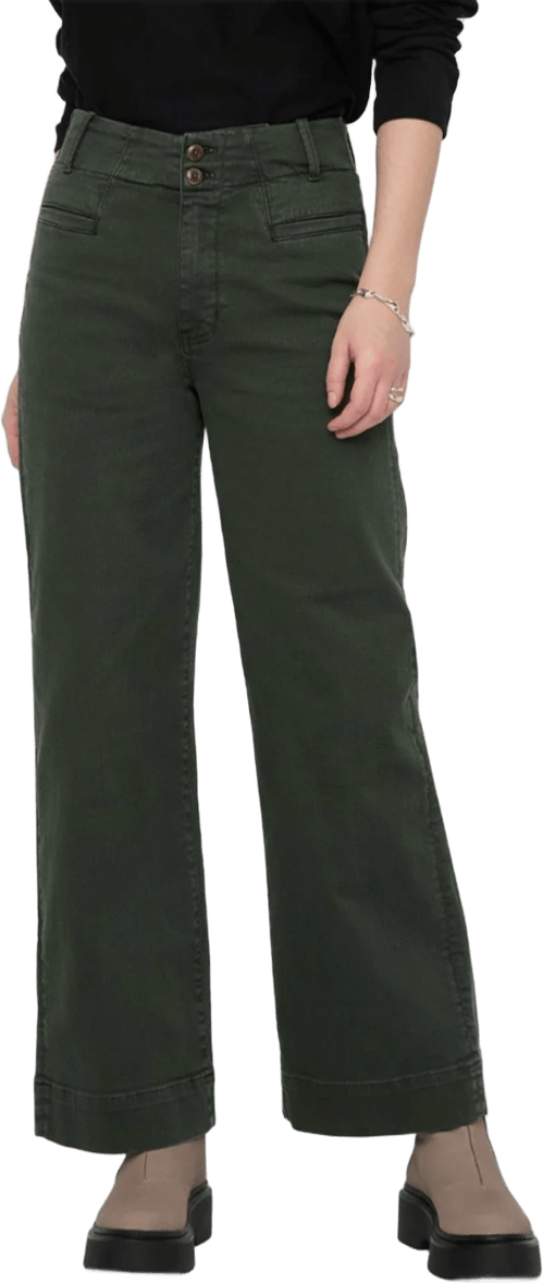 Duer LuxTwill High Rise Trouser Womens Peat