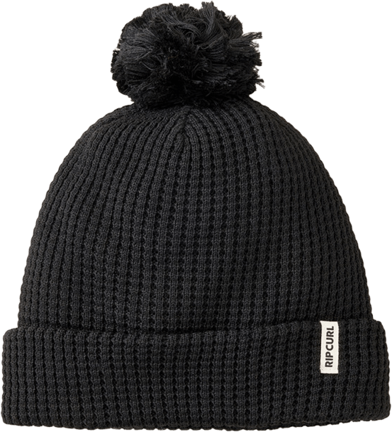 Rip Curl Anoeta Reg Pom Pom Beanie Black