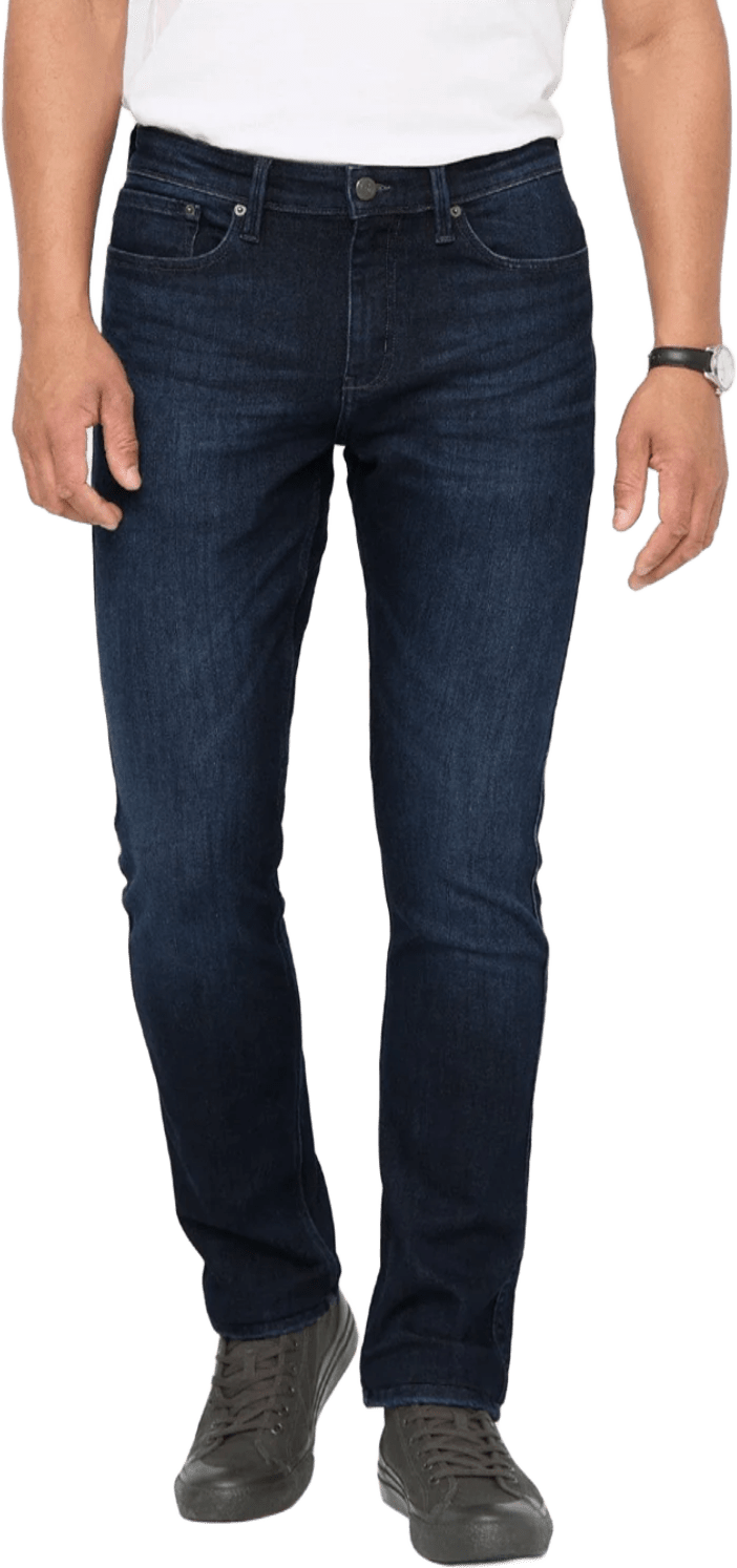 Duer Tech Fleece Denim Relaxed Taper Mens Dark Indigo
