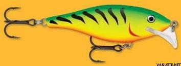 Rapala Scatter Rap Shad 7cm Firetiger
