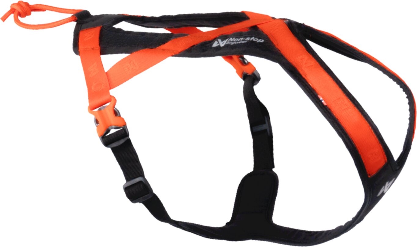 Non-stop Dogwear Rush Harness Black/Orange