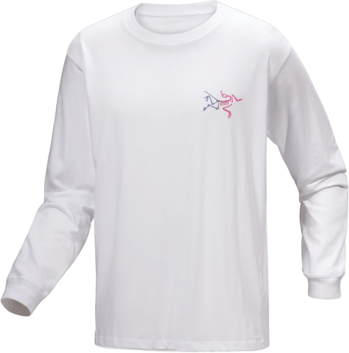 Arc'teryx Kragg Cotton Heatmap Long Sleeve Mens White Light / Multi