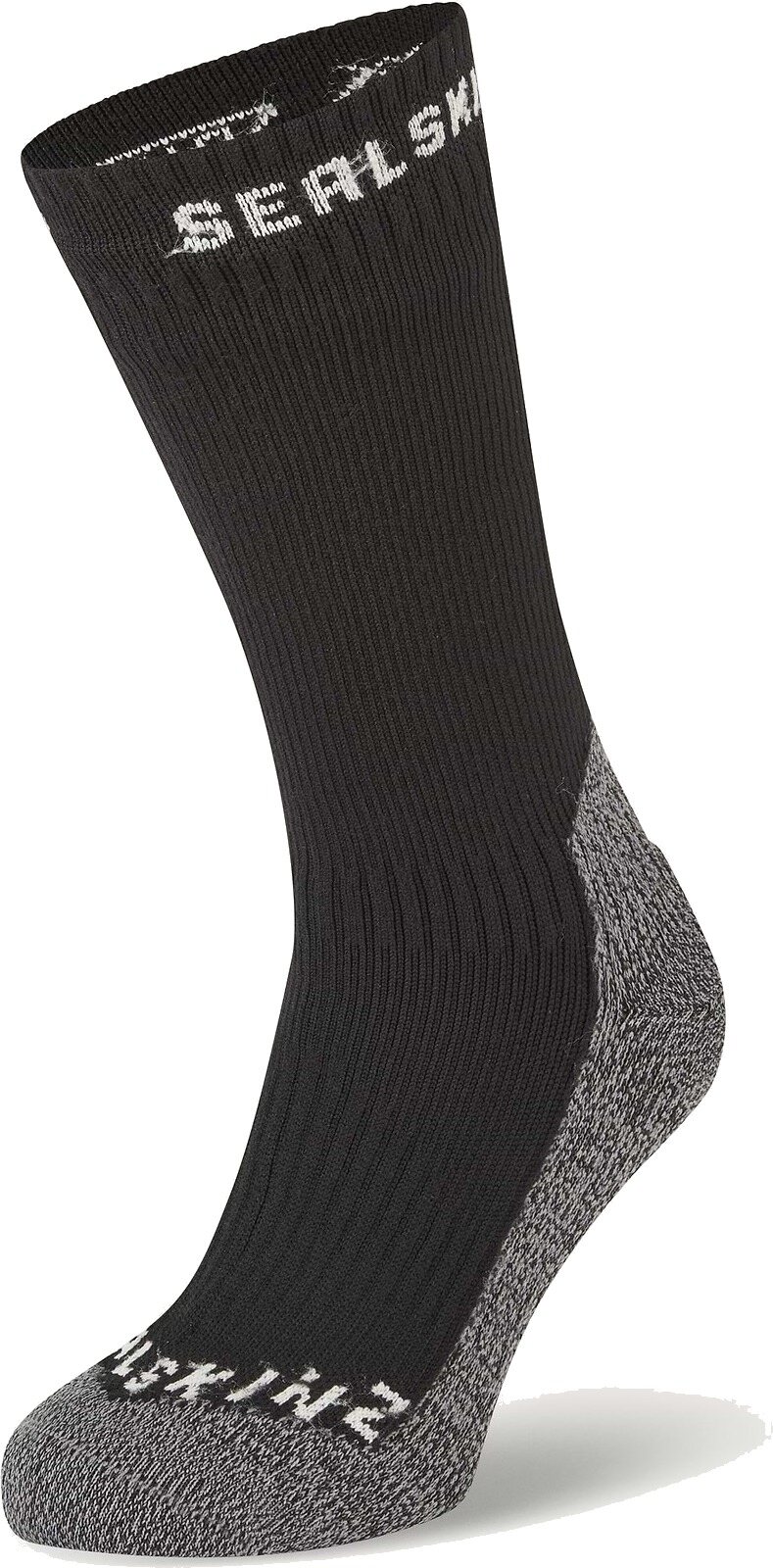 Sealskinz Stanfield Waterproof Extreme Cold Weather Mid Length Sock Black