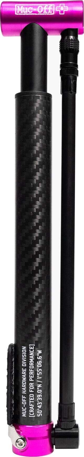Muc-Off AirMach Carbon Pump 130 psi Black / Pink