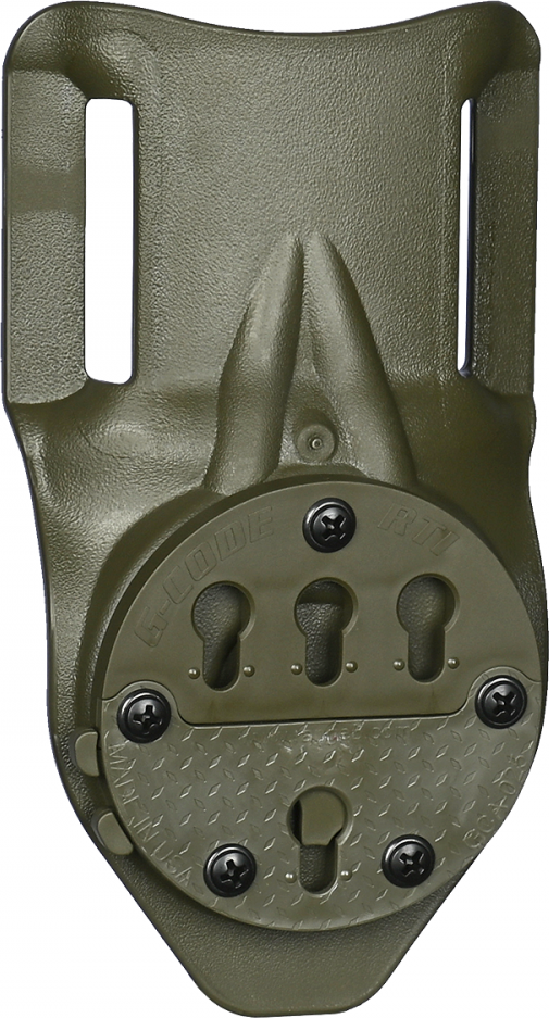 G-Code GCA30 RTI DUTY Mount Belt Slide OD Green