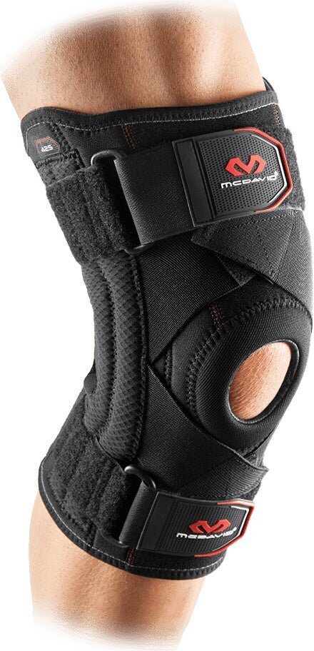 McDavid Knee Support w/ stays & cross straps (425) Black
