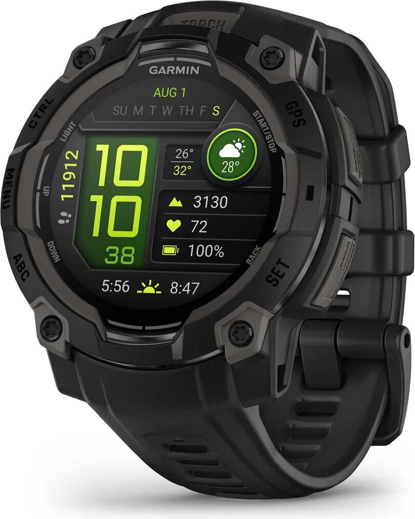 Garmin Instinct 3 Amoled 45mm Black with Black Band