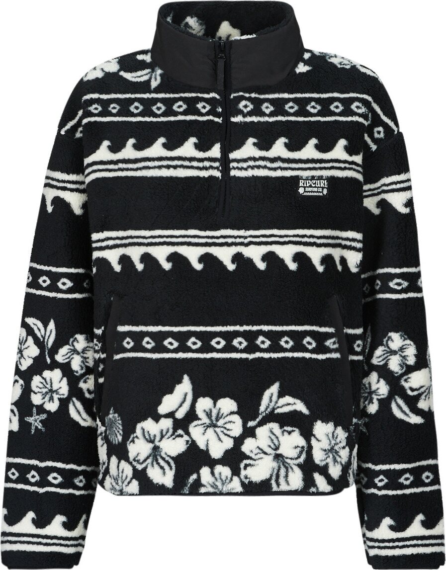 Rip Curl Soleil Polar Fleece 1/4 Zip
 Womens Black