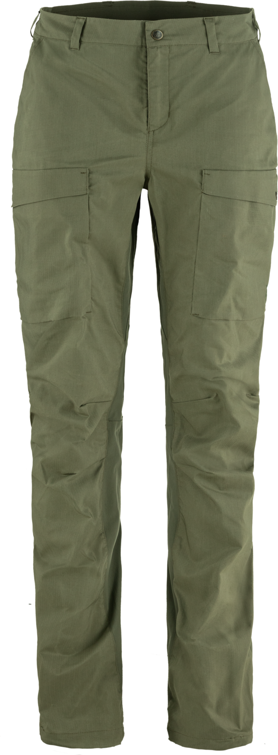 Fjällräven Abisko Hybrid Trail Trousers Womens Laurel Green (625)