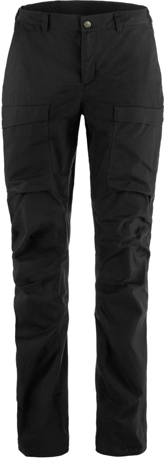 Fjällräven Abisko Hybrid Trail Trousers Womens Black (550)