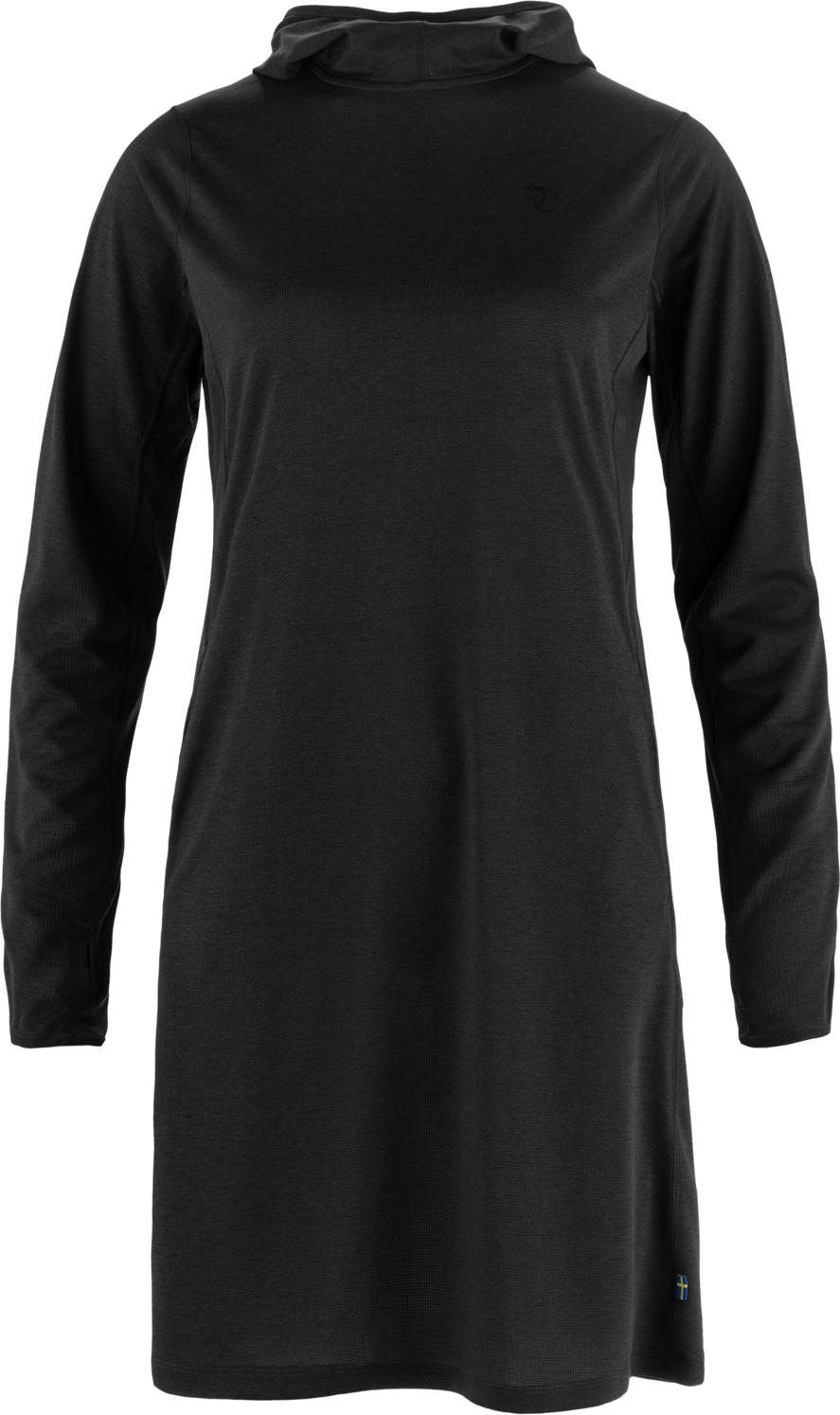 Fjällräven Abisko Sun-hoodie Dress Womens Black (550)