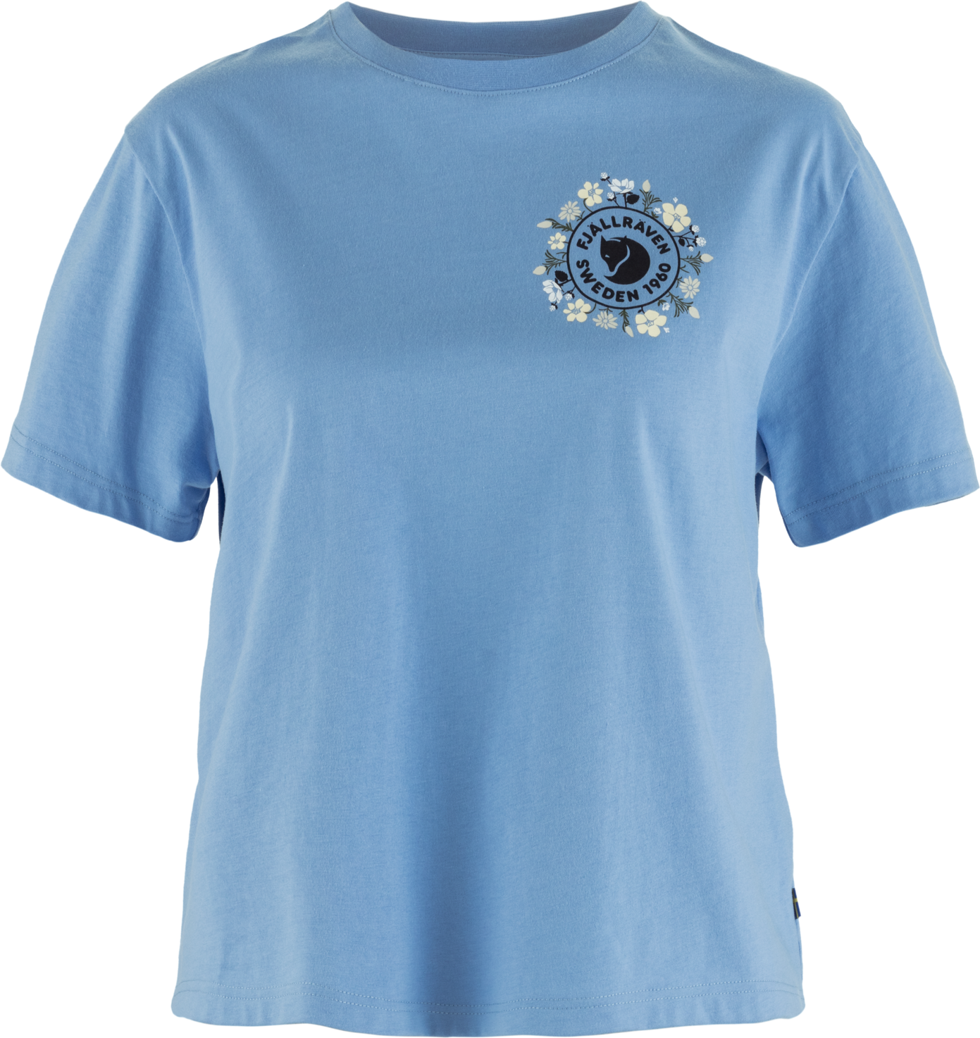 Fjällräven Fjällblomster Logo T-shirt Womens Ultramarine (537)