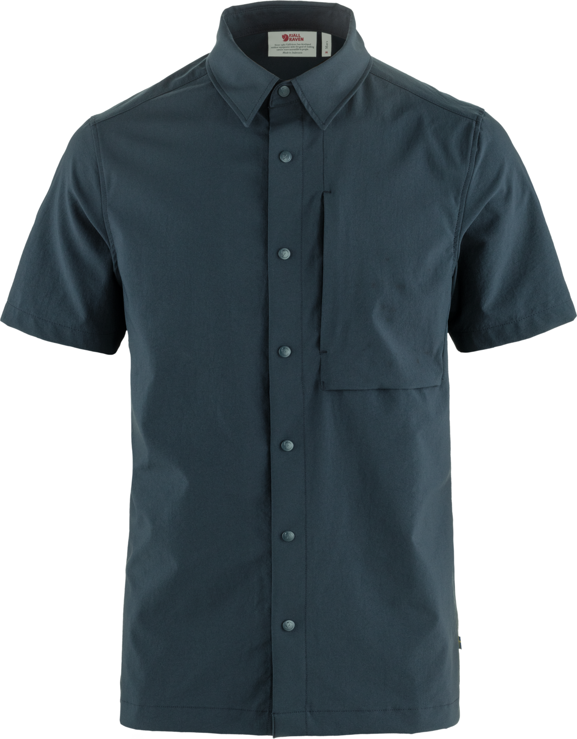Fjällräven High Coast Pack Shirt Short Sleeve Mens Dark Navy (555)