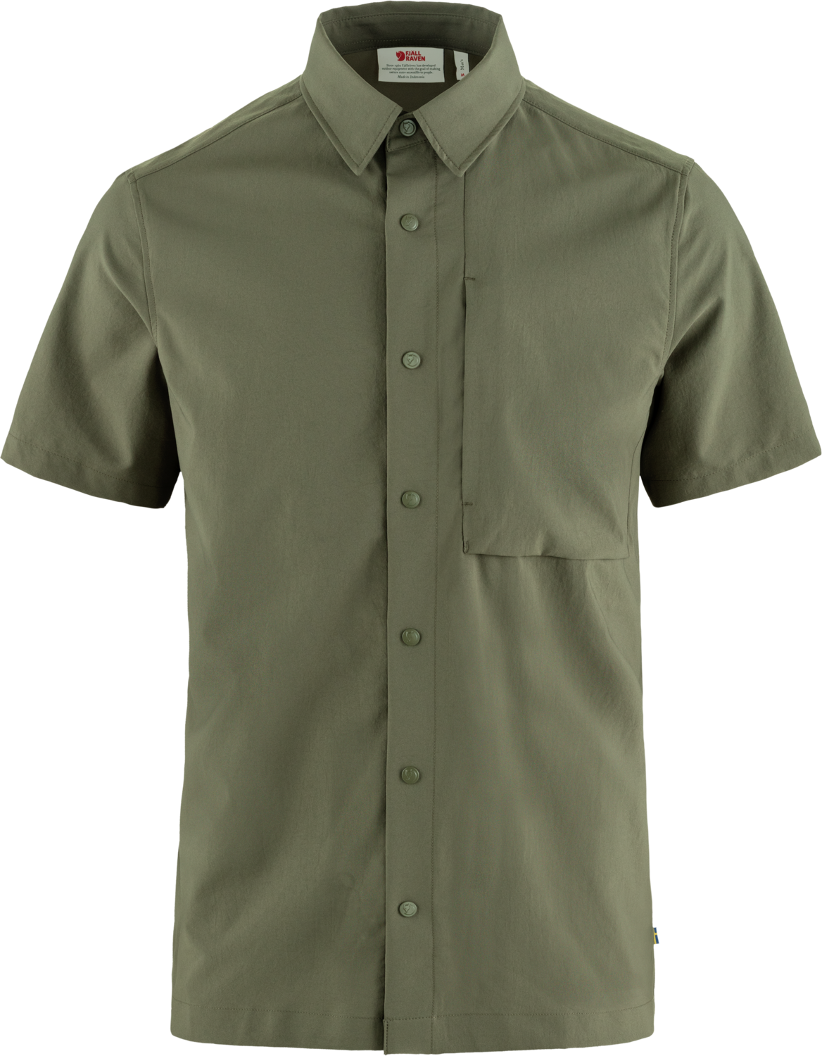 Fjällräven High Coast Pack Shirt Short Sleeve Mens Laurel Green (625)