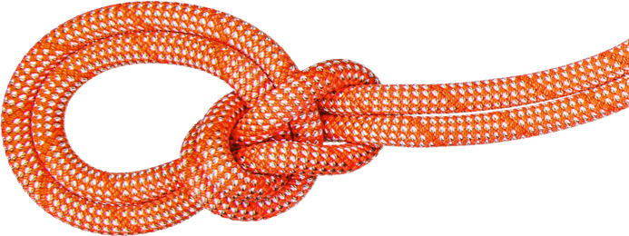 Mammut 9.8 Crag Classic Rope Orange-White