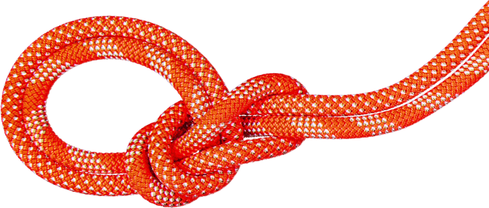 Mammut 9.8 Crag Classic Rope Vibrant Orange-White (Classic Duodess)