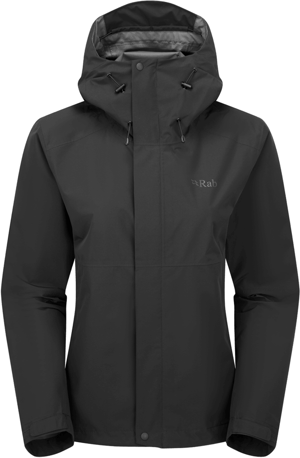 Rab Downpour Jacket Womens Black