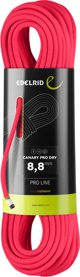 Edelrid Canary Pro Dry 8.8mm Pink