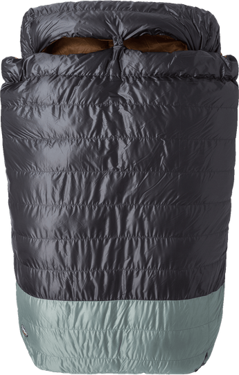 Big Agnes King Solomon 20°F/-7°C Double Wide Asphalt/Chinois Blue