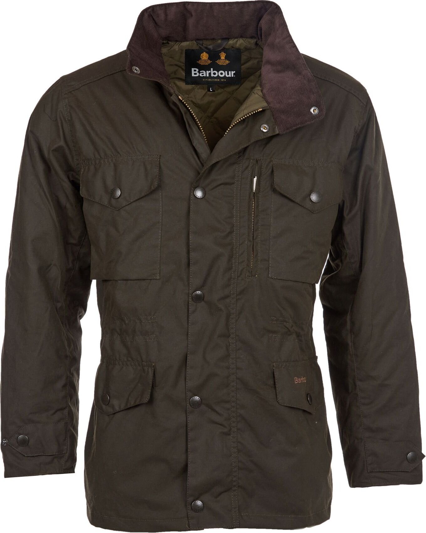 Barbour Sapper Waxed Jacket Olive
