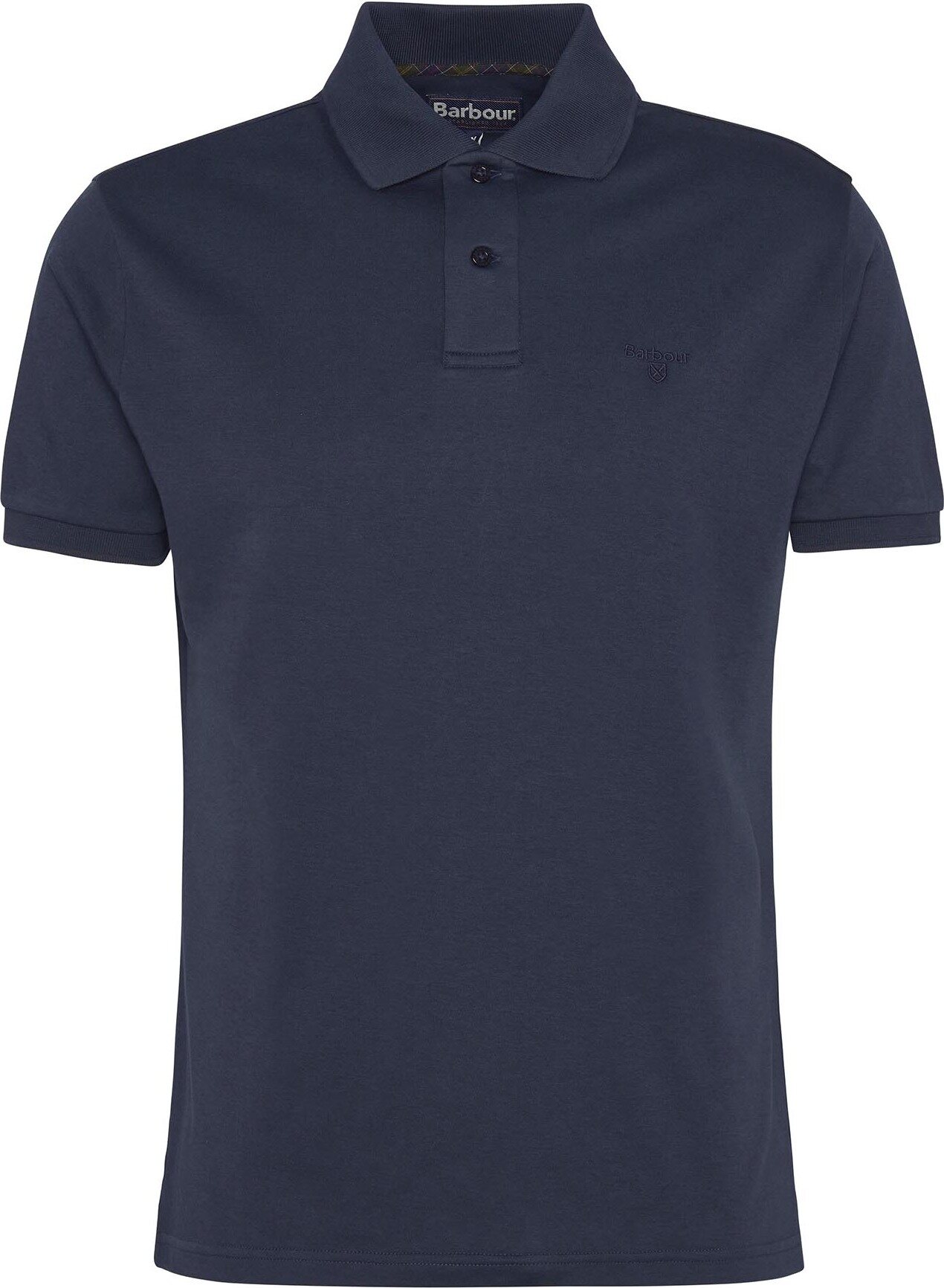 Barbour Hylton Interlock Tailored Fit Polo Shirt Mens Navy