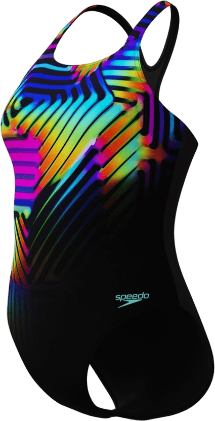 Speedo Digital Printed Medalist Pahala Blend/Speedo Black