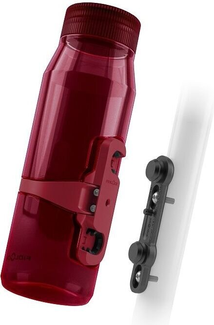 Fidlock Bottle 700 Life + Bike Base Clear Dark Red