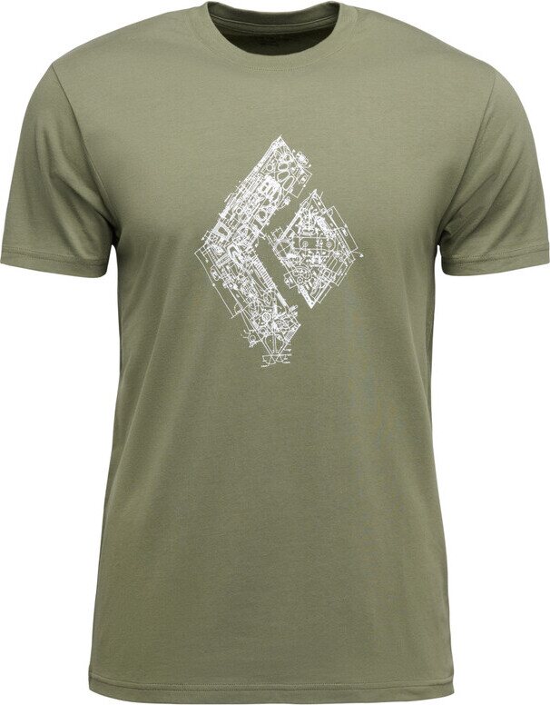 Black Diamond Engineered Diamond Short Sleeve Tee Mens Tundra