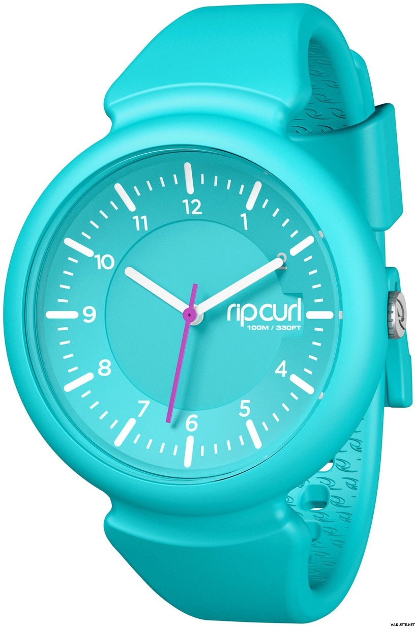 Rip Curl Atoll Silicone Surf Watch 46 Aqua