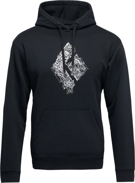 Black Diamond Engineered Diamond Pullover Hoody Mens Black