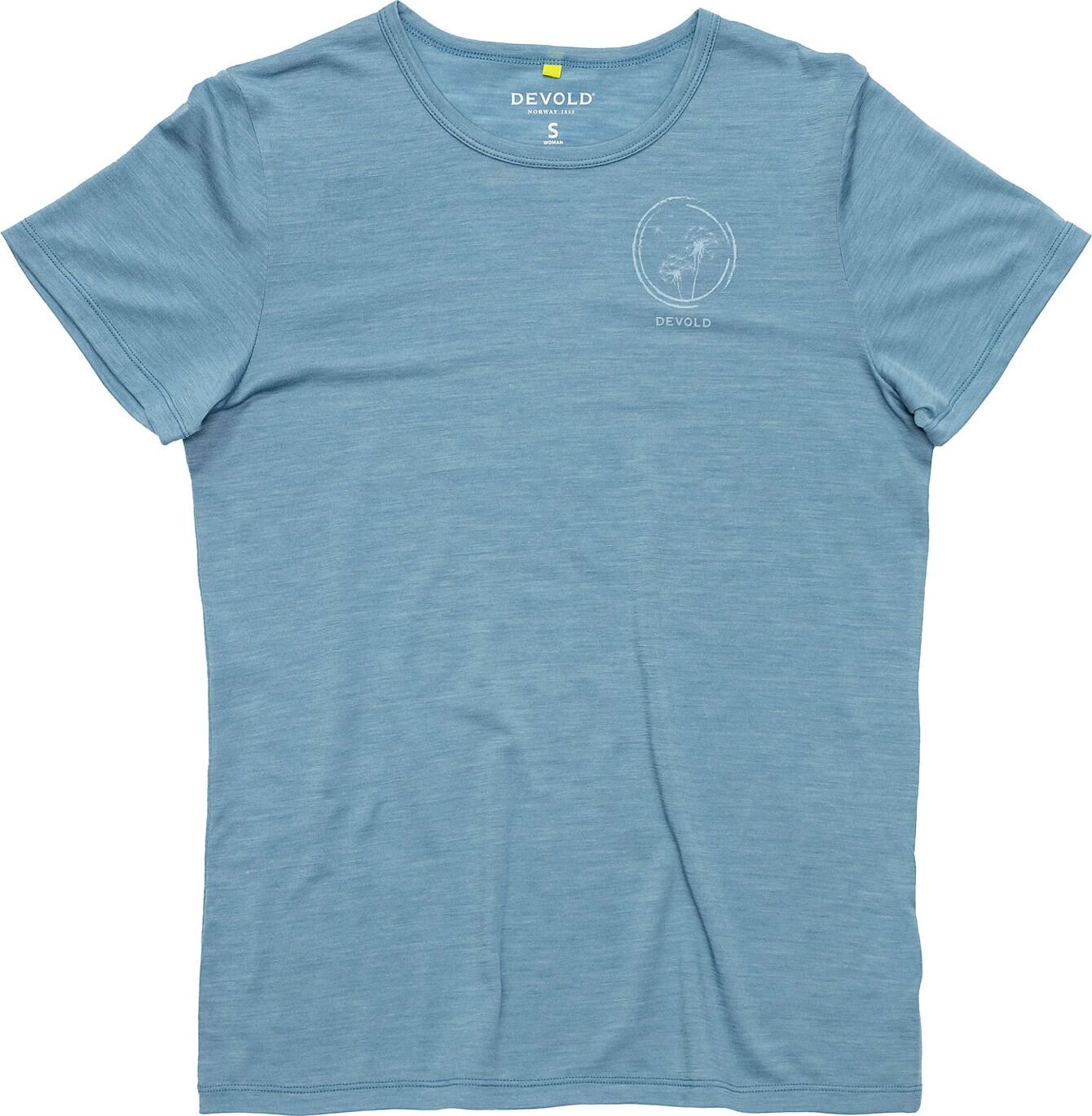 Devold Active Spring Tee Womens Skyblue