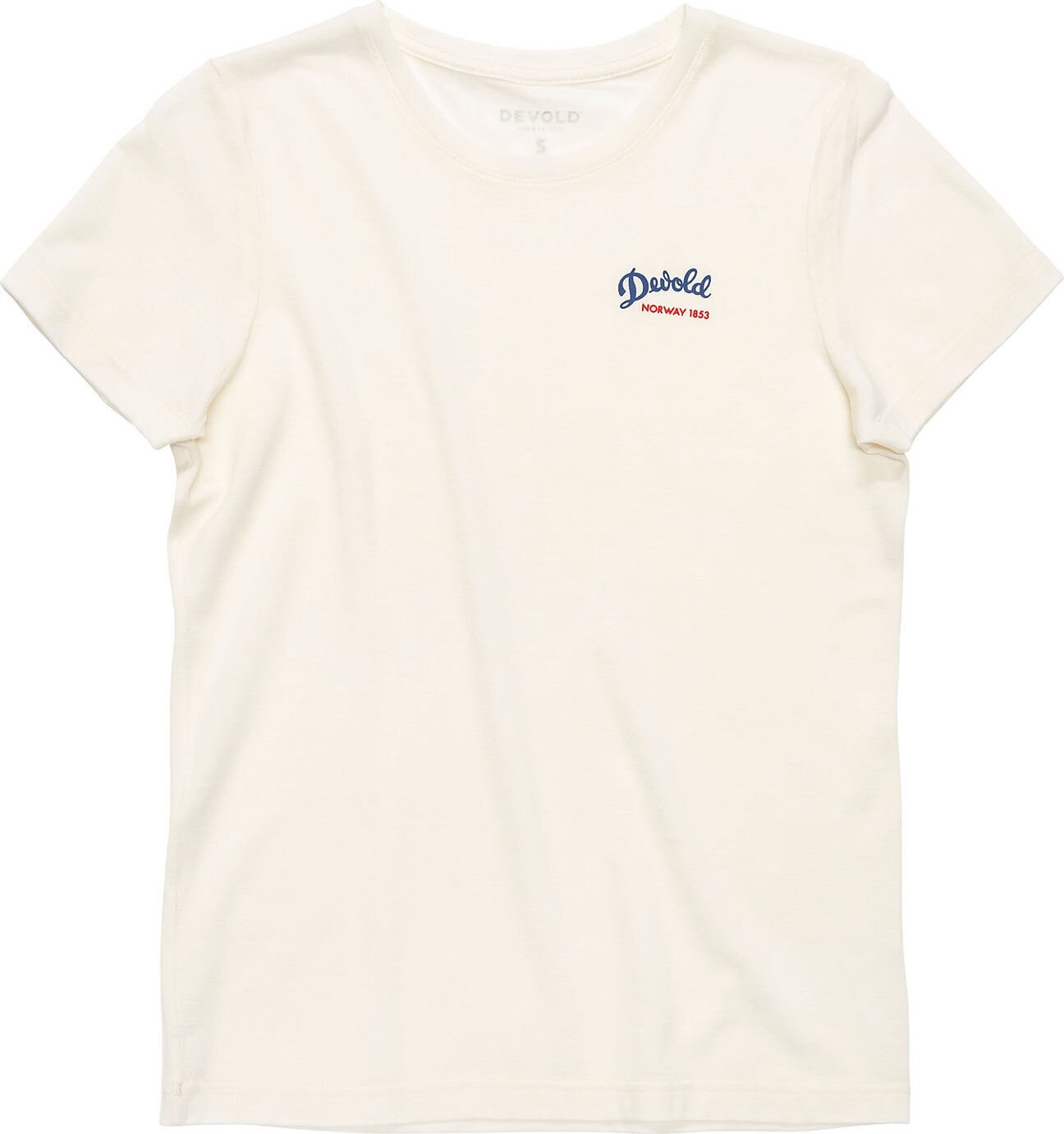 Devold Classic Script Tee Womens White