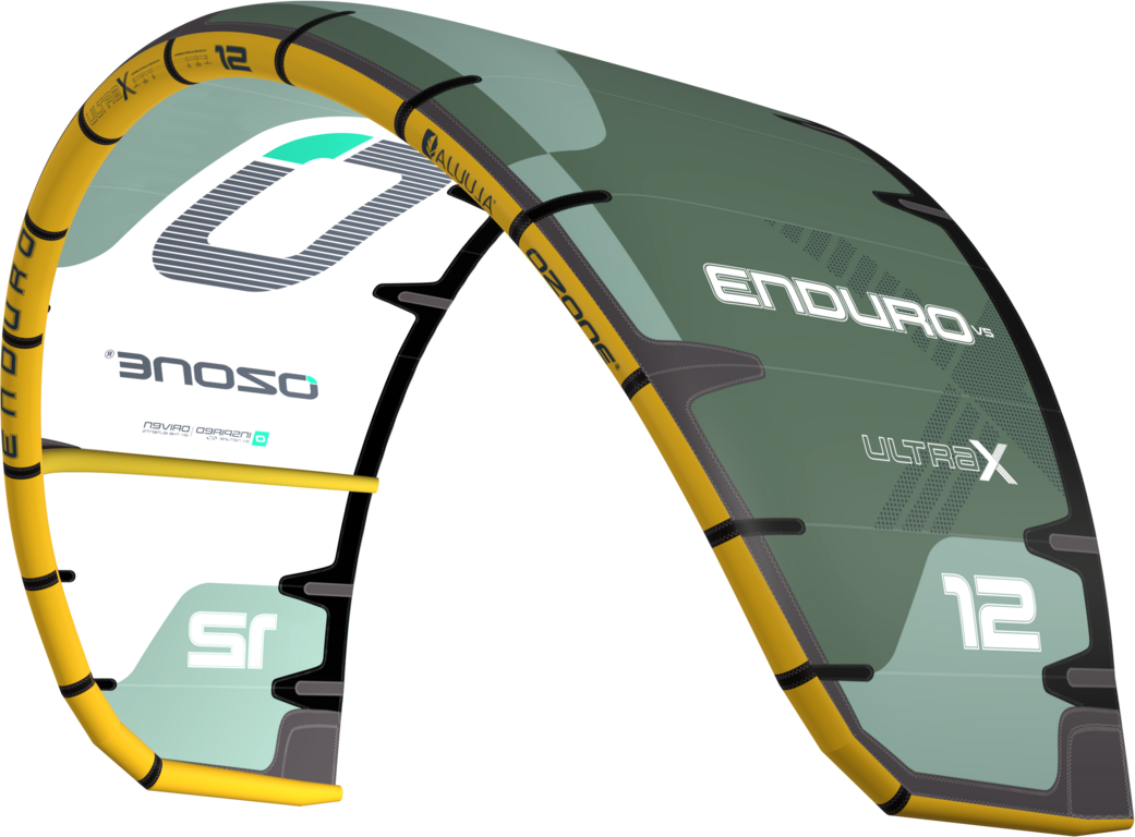 Ozone Enduro V5 Ultra-X Kite Only 7m² Olive Green / Sage Green