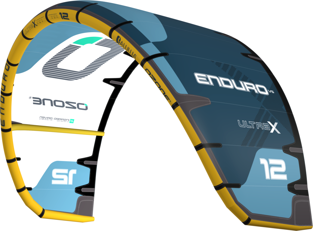 Ozone Enduro V5 Ultra-X Kite Only 7m² Slate Blue / Sky Blue