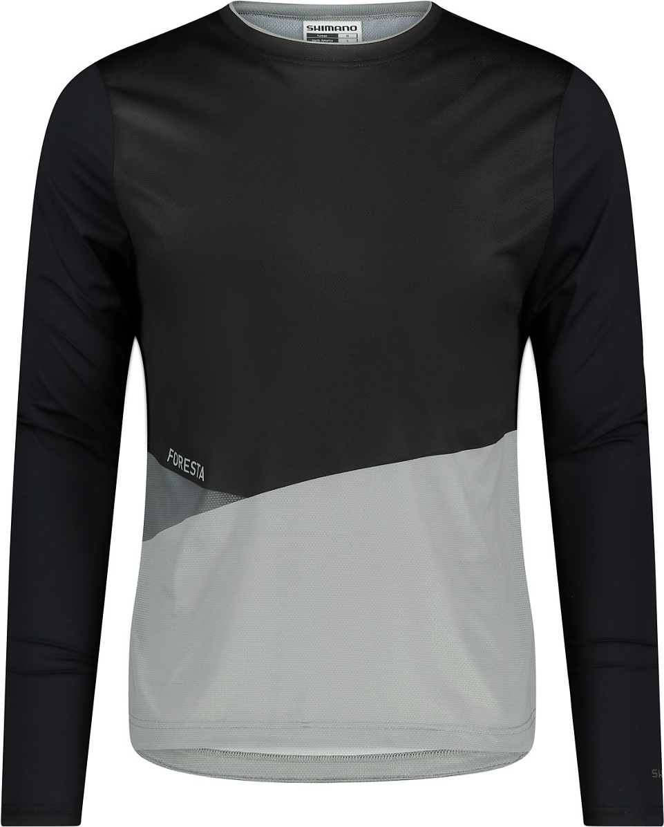 Shimano Foresta Long Sleeve Jersey Mens Black