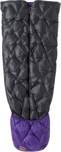 Big Agnes Fly Creek UL Zip Quilt 50 Asphalt/Royal Purple