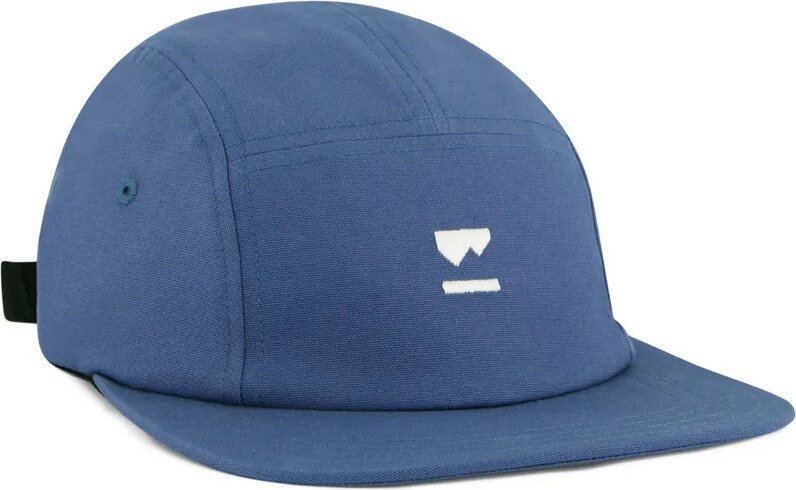 Mons Royale Ridgeline 5 Panel Cap Steel Blue
