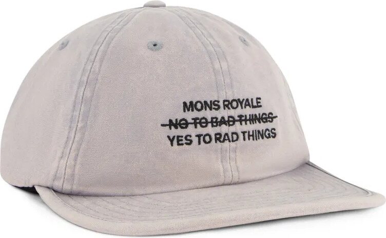 Mons Royale Roam 6 Panel Cap Storm Grey