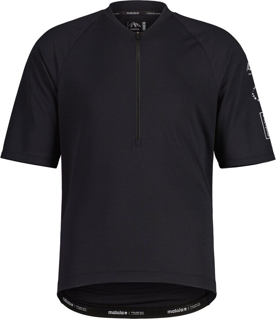 Maloja SpiazzoM. Gravel Jersey Mens Deep Black