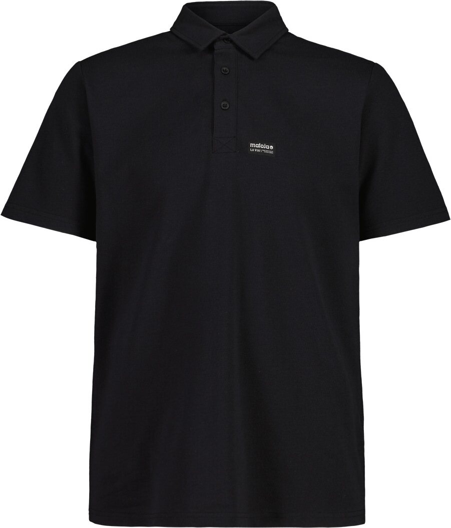Maloja BirkkogelM. Classic Polo Shirt Mens Deep Black