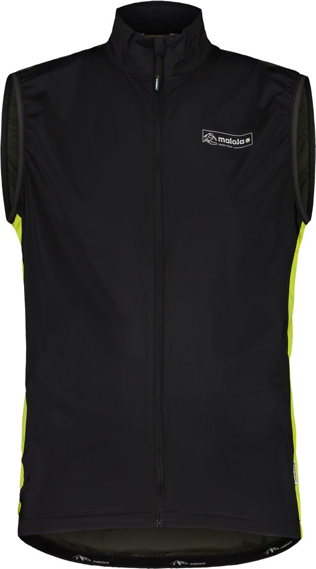 Maloja MaxM. Cycle Vest Mens Deep Black Multi