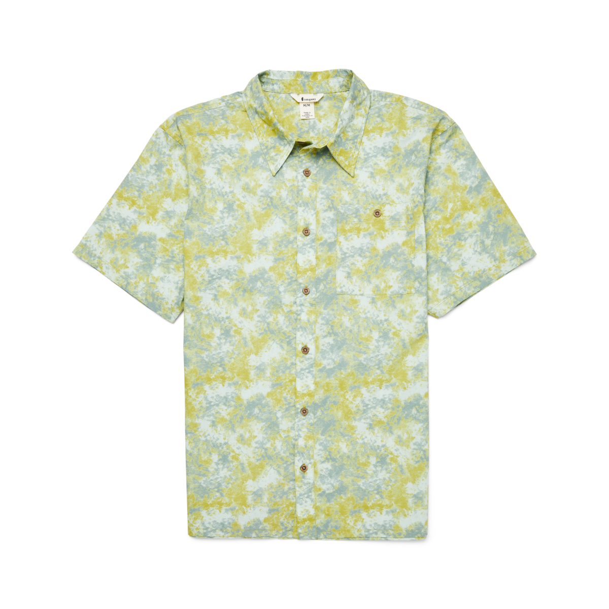 Cotopaxi Estival Button Up Shirt Mens Galactic Lemongrass