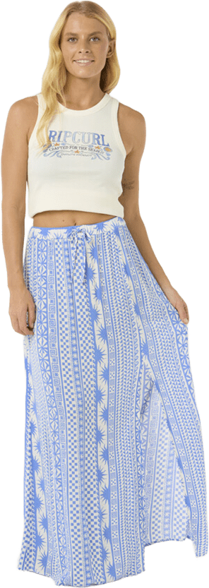 Rip Curl San Carlos Maxi Skirt Blue